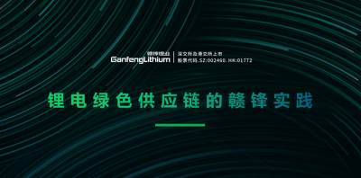 壹定发锂业出席绿色供应链论坛 分享锂行业的碳中和实践