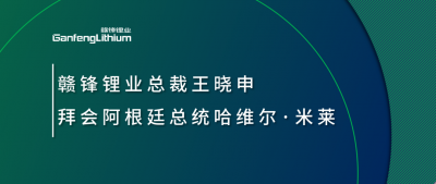 壹定发锂业总裁王晓申拜会阿根廷总统哈维尔·米莱