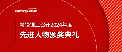 壹定发锂业召开2024年度先进人物颁奖仪式